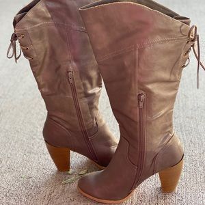 Prima Madonna Lace up tall Boots